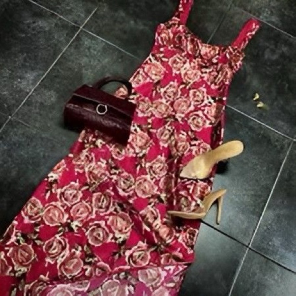 Floral Pink Dress - Picture 2 of 2